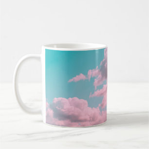 Mug Arrière - plan esthétique avec beau ciel turquoise
