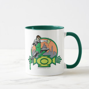 Mug Arrière - plan et logo de Green Lantern City