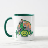 Mug Arrière - plan et logo de Green Lantern City (Gauche)