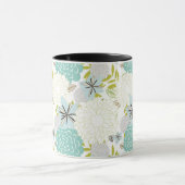 Mug Arrière - plan floral (Centre)