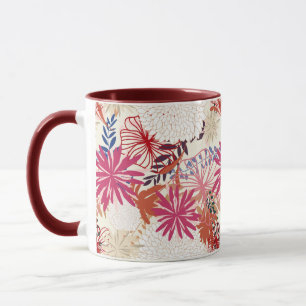 Mug arrière - plan floral 3