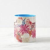 Mug arrière - plan floral 3 (Centre)