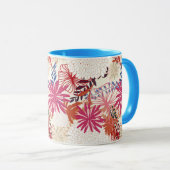 Mug arrière - plan floral 3 (Devant droit)