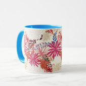 Mug arrière - plan floral 3 (Devant gauche)