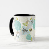 Mug Arrière - plan floral 5 (Devant gauche)