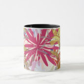 Mug Arrière - plan floral 6 (Centre)