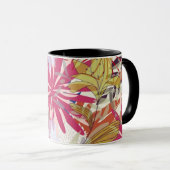 Mug Arrière - plan floral 6 (Devant droit)