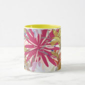 Mug Arrière - plan floral 6 (Centre)