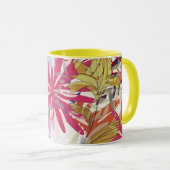Mug Arrière - plan floral 6 (Devant droit)