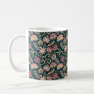Mug Arrière - plan floral sans couture. Fleurs roses e