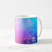 Mug Arrière - plan futuriste abstrait (Devant droit)
