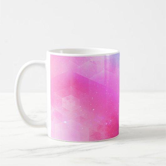 Mug Arrière - plan futuriste abstrait (Gauche)