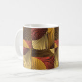 Mug Arrière - plan géométrique Abstrait (Devant gauche)
