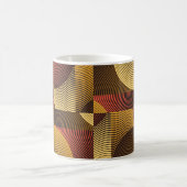 Mug Arrière - plan géométrique Abstrait (Centre)