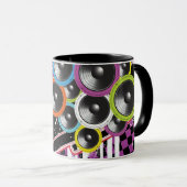 Mug Arrière - plan grunge (Devant droit)