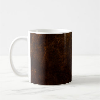 Mug arrière - plan grunge Brown, texture noire artisti
