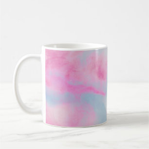Mug Arrière - plan MARBÉ ROSE ET BLEU