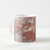 Mug Arrière - plan métallique rouillé (Devant gauche)