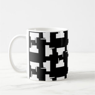 Mug arrière - plan monochrome Abstrait. Illustration d