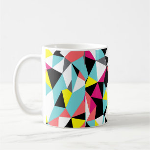 Mug arrière - plan motif géométrique triangles Abstrai