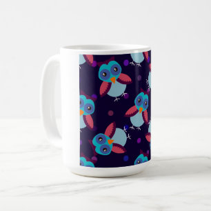 Mug arrière - plan motif owl