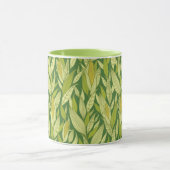 Mug Arrière - plan motif plante de maïs (Centre)