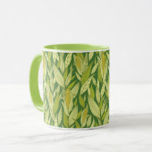 Mug Arrière - plan motif plante de maïs (Devant gauche)