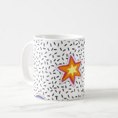 Mug Arrière - plan motif transparent avec patch cartoo (Devant gauche)