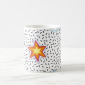 Mug Arrière - plan motif transparent avec patch cartoo (Centre)