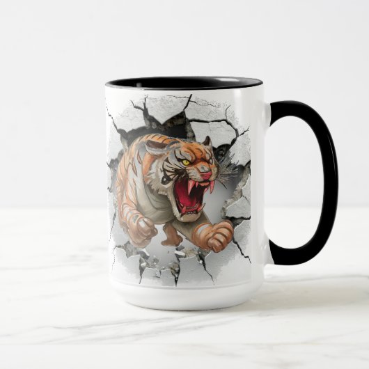 Mug Arrière - plan moyen du tigre (Droite)