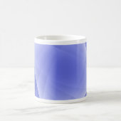 Mug Arrière - plan numérique moderne bleu (Centre)