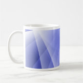 Mug Arrière - plan numérique moderne bleu (Gauche)