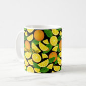 Mug Arrière - plan orange (Devant gauche)