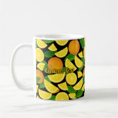 Mug Arrière - plan orange (Gauche)