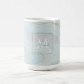 Mug Arrière - plan Parties scintillant moderne en marb (Centre)