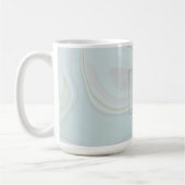 Mug Arrière - plan Parties scintillant moderne en marb (Gauche)