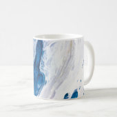 Mug Arrière - plan peint à la main abstrait créatif, w (Devant droit)