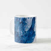 Mug Arrière - plan peint à la main abstrait créatif, w (Devant gauche)