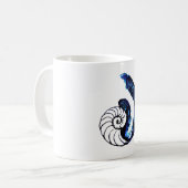 Mug Arrière - plan personnalisable de noir d'orphelin (Devant gauche)