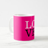 Mug Arrière - plan rose Mariage d'amour (Devant gauche)