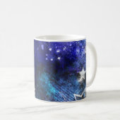 Mug Arrière - plan spatial avec étoiles (Devant droit)