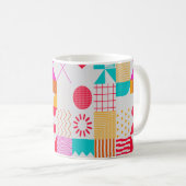 Mug Arrière - plan tendance aux formes simples. Geo co (Devant droit)