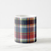 Mug Arrière - plan Textile carré Texture (Centre)