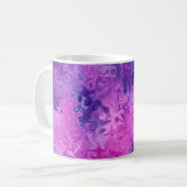 Mug Arrière - plan texture motif violet (Devant gauche)