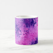 Mug Arrière - plan texture motif violet (Centre)
