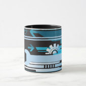 Mug Arrière - plan tramé technique 3 (Centre)