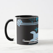 Mug Arrière - plan tramé technique 3 (Gauche)