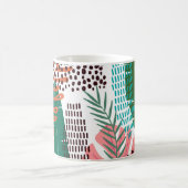 Mug Arrière - plan tropical motif sans couture avec Mo (Centre)