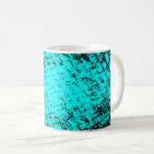 Mug Arrière - plan turquoise grunge couleur. Elément d (Devant droit)