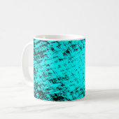 Mug Arrière - plan turquoise grunge couleur. Elément d (Devant gauche)
